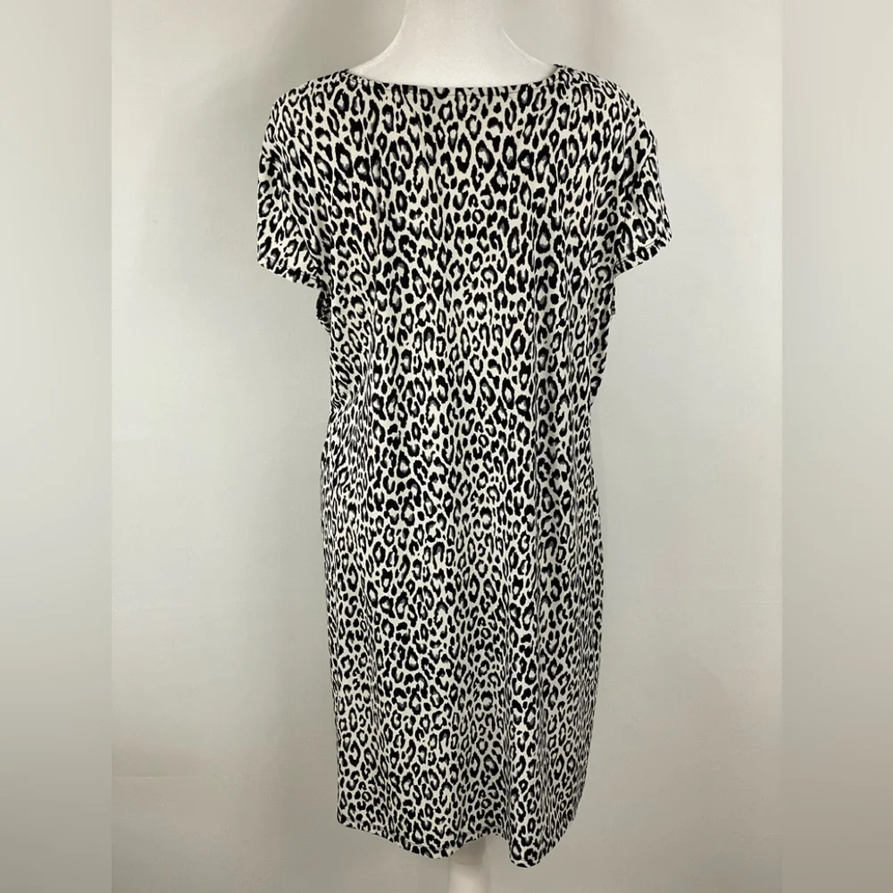 EUC Studio Donatella Animal Print Dress Cover-Up, XL - Picture 5 of 5